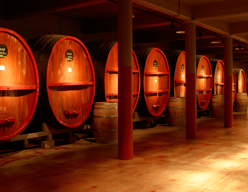 St Henri Wine Barrels at Penfolds Magill Estate Winery